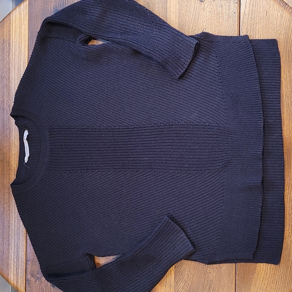 Athleta Hi-Low Merino Wool Sweater